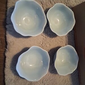 PORTMEIRION x Sophie Conran Blue Floret Robin's Egg Bowl  Set of 4